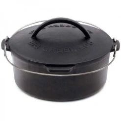 Big Green Egg Braadpan 5,2 Liter ø 27 Cm Gietijzer Zwart