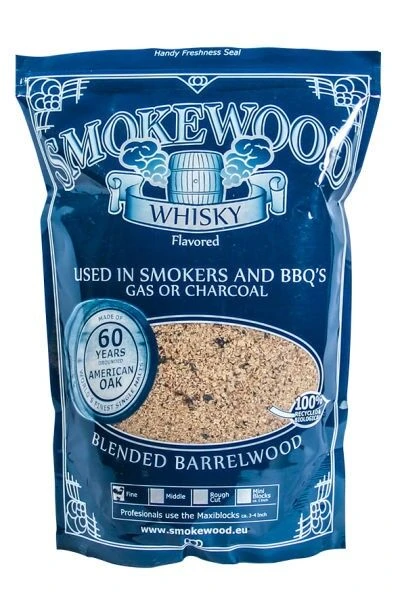 Big Green Egg Smokewood Whiskey Rookhout Rough Cut 700 Gram
